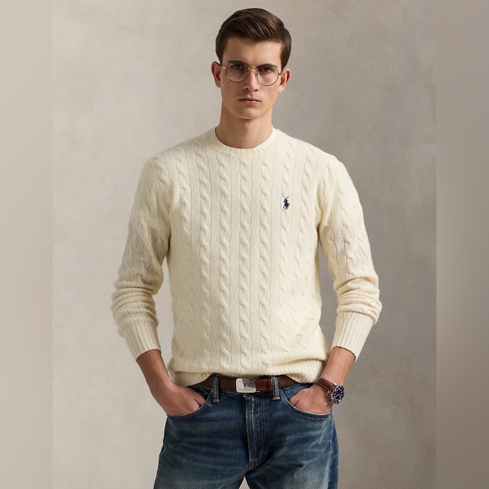 Ralph Lauren Wool-Cashmere Blend Sweater - Size XXL (flaw)